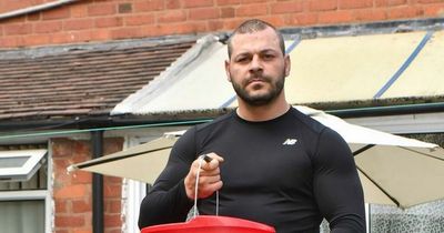 Man forced to wash in garden with bucket after power cut off in £17k debt dispute