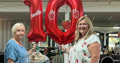 Paisley pensioner hosts strawberry tea one last time for Accord Hospice