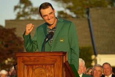 Scottie Scheffler presented PGA Tour Player of the Year award live on ESPN’s College GameDay