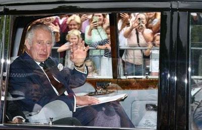 Crowds cheer as King Charles returns to Buckingham Palace after proclamation