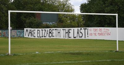 Disgust as Manchester playing fields wall daubed with anti-monarchy graffiti following Queen's death