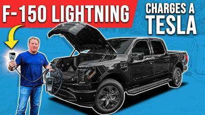 How To Charge Tesla EVs From A Ford F-150 Lightning