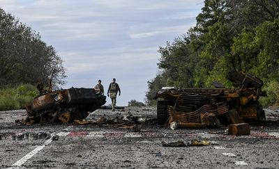 Ukrainian forces break through Russia's front lines in the east and retake key towns