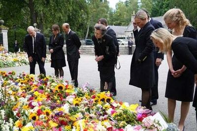 Princess Eugenie and Zara Tindall shed tears as they see Balmoral flower tribute