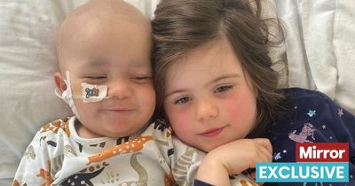 Girl, four, saves baby brother's life by donating her stem cells on his 1st birthday