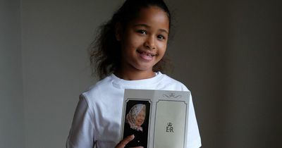 North Shields girl, 10, receives one of the last letters sent out by the Queen at Buckingham Palace