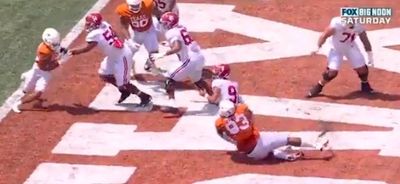 College football fans were furious over a ridiculous roughing the passer call that cost Texas a safety