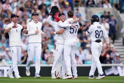 Advantage England after a poignant day of action in south London