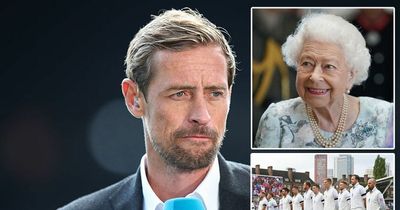 Peter Crouch raises question after football is cancelled following Queen's death