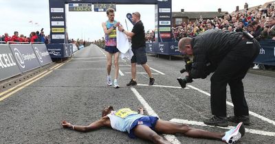 Where is the Great North Run finishing line - one of the most welcome sights for Geordie runners