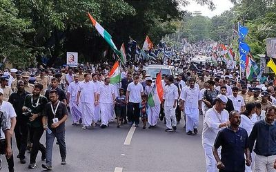 Rahul Gandhi’s Bharat Jodo Yatra gets off to a rousing start in Kerala