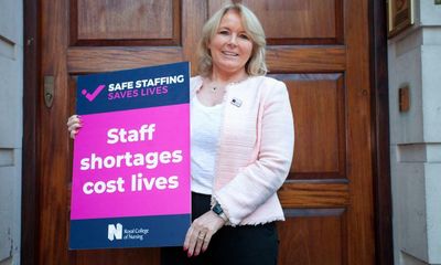 NHS is ‘over the precipice’, warns nurses’ leader as strike vote looms