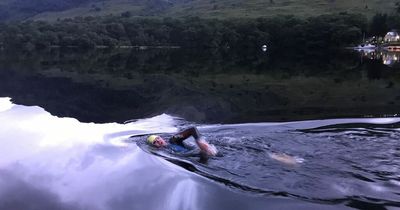 Lanarkshire dad to take on mammoth Loch Lomond swim after son's brain tumour battle