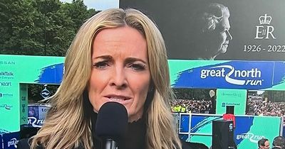 BBC's Gabby Logan begins 'very different' Great North Run coverage with poignant Queen speech