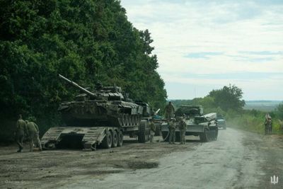 Ukraine forces advance north after fall of Russian stronghold