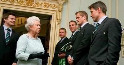 Ronan O'Gara explains why his hands were in his pockets when he met The Queen