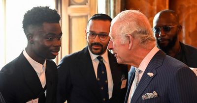 What Arsenal star Bukayo Saka said after meeting new King Charles III on England duty
