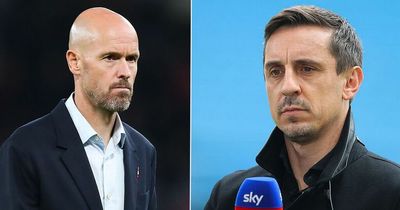 Gary Neville failed with Man Utd transfer prediction as Erik ten Hag stuck to his guns