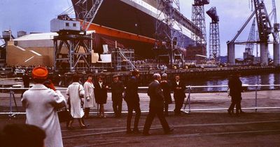 Moment The Queen launched Clyde-built QE2 captured in precious photos