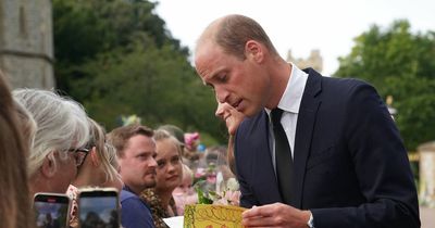 Grieving William recalls early years of son George's life in first act as Prince of Wales