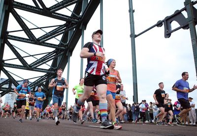 Tributes paid to the Queen at the Great North Run