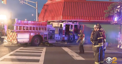 Two firetrucks collide injuring eight firefighters in New Jersey