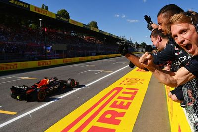 Italian GP: Verstappen wins from Leclerc as race ends under SC