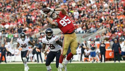 Bears pre-game update: Soldier Field pounded by rain; 49ers star TE George Kittle out