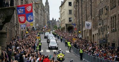 Queen Elizabeth II arrives in Edinburgh as coffin greeted by thousands