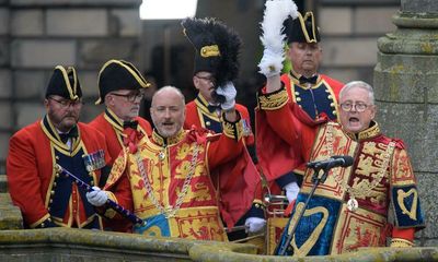 Applause, affection and dissent: Edinburgh greets Queen’s cortege and proclamation of new king