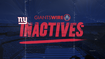 Giants vs. Titans Week 1 inactives: Who’s in, who’s out?