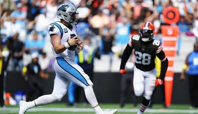 Baker Mayfield rushes in for his 1st Panthers TD