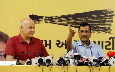 Aam Aadmi Party says its Ahmedabad office raided by Gujarat police