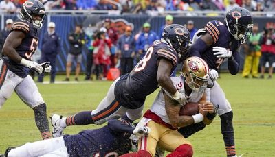 Bears bites: Surprises on offense, trampling Trey Lance and Dominique Robinson shines