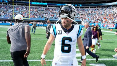 Panthers’ Baker Mayfield Reacts After Loss to Browns