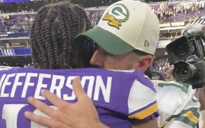 A deflated Aaron Rodgers told Justin Jefferson he’s the ‘best player in the game’ during postgame chat