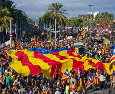 Catalan independence rally draws tens of thousands of demonstrators