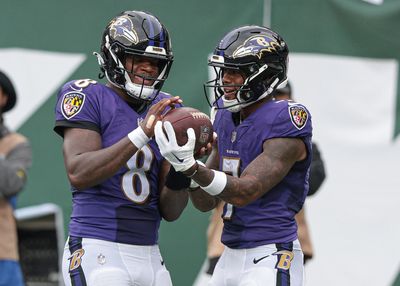 Ravens QB Lamar Jackson shares thoughts on performance of WRs in Week 1 win vs. Jets