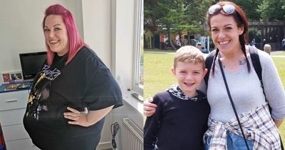 Mum shares top tip after losing 17st in three years