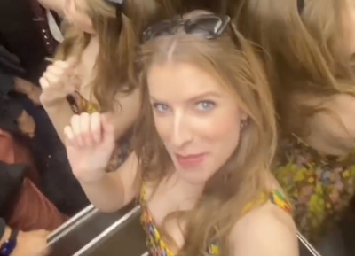 Anna Kendrick cracks jokes while being ‘stuck in an elevator’ at TIFF
