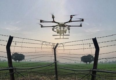 Punjab: Pakistani drone spotted near International Border, BSF opens fire