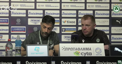 Neil Lennon lets rip as furious Omonia boss in 'who do you think you are?' blast at reporter's accusation