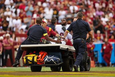 The Commanders are concerned about Phidarian Mathis’ knee injury