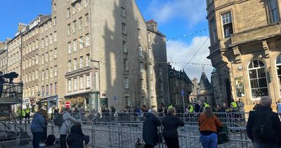 Die-hard Edinburgh royal fans line up with chairs hours before Queen's procession