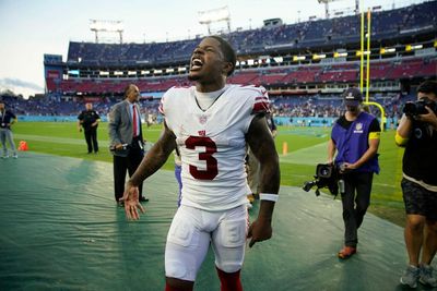 See it: Giants’ locker room was electric after upset of Titans