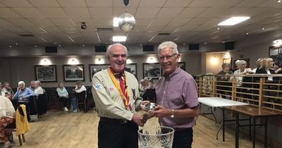 Paisley Scout leader is handed the Pat McCarthy Memorial Award