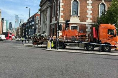 Cyclist fighting for his life after being hit by lorry in Southwark