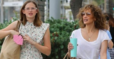 Jennifer Lopez shows off new perm as she spends time with Ben Affleck's daughter Violet