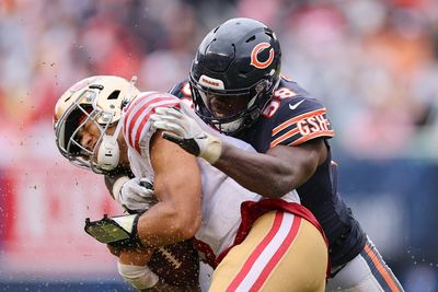 Bears LB Roquan Smith ‘felt like a kid’ playing in the rain in upset win vs. 49ers