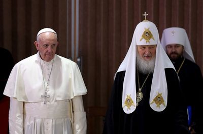 Russia's pro-war patriarch conspicuously absent in pope's Kazakh trip